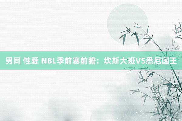 男同 性愛 NBL季前赛前瞻：坎斯大班VS悉尼国王