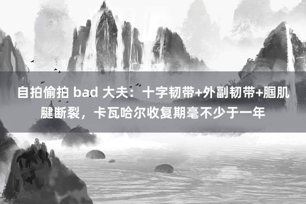 自拍偷拍 bad 大夫：十字韧带+外副韧带+腘肌腱断裂，卡瓦哈尔收复期毫不少于一年