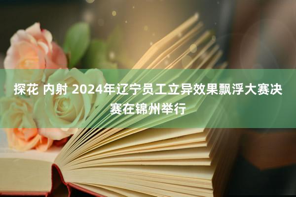 探花 内射 2024年辽宁员工立异效果飘浮大赛决赛在锦州举行