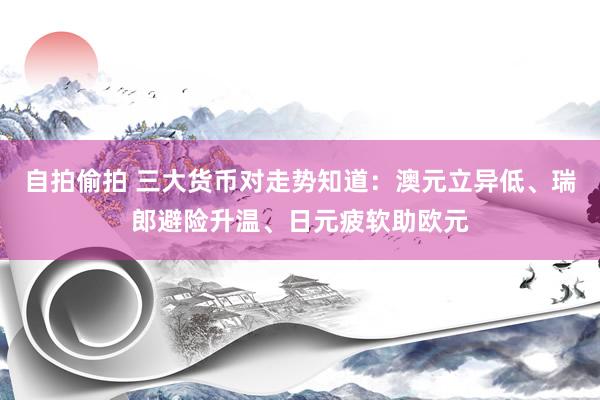 自拍偷拍 三大货币对走势知道：澳元立异低、瑞郎避险升温、日元疲软助欧元