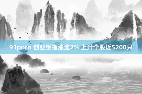 91porn 创业板指涨逾2% 上升个股近5200只